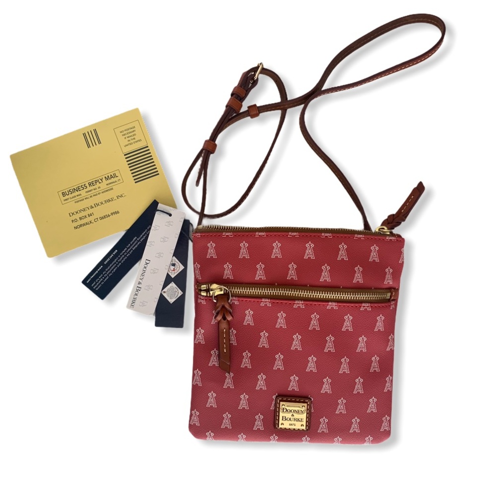 NWT Dooney & Bourke Angels Double Zip Crossbody